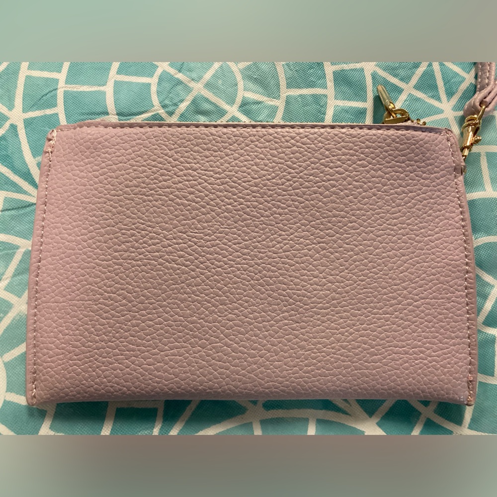 🙂TODAY***$9***A New Day lavender double zip wristlet with removable strap. - Picture 3 of 5